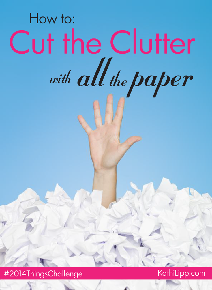 How to Cut the Clutter with All the Paper (And a Free Organizing Gift