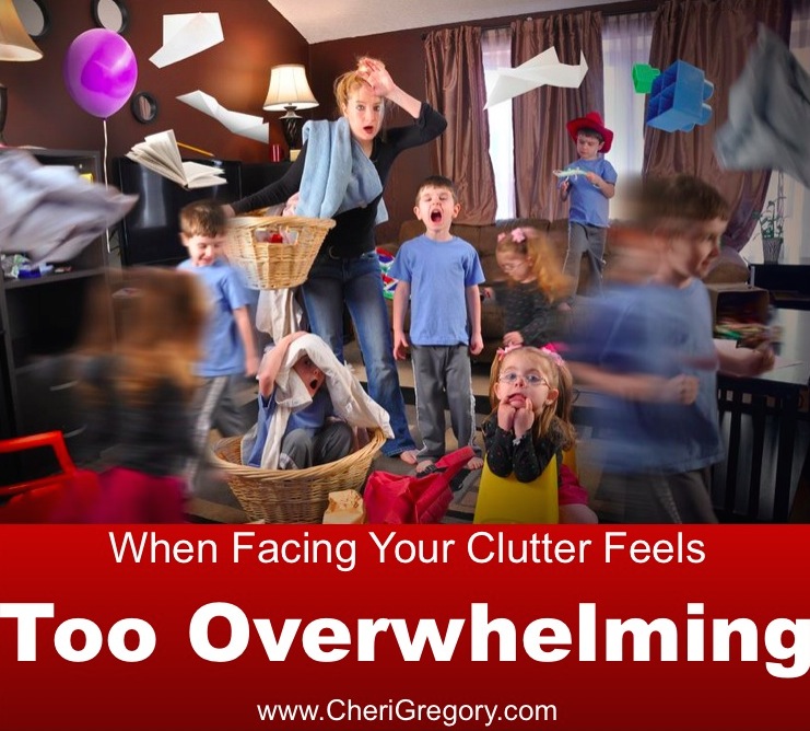 When Facing Your Clutter Feels Too Overwhelming IMAGE