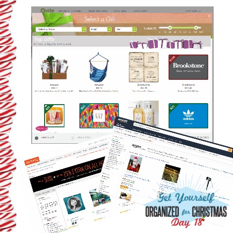 Get Yourself Organized for Christmas Project 18: Get Online