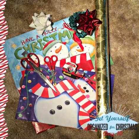 Get Yourself Organized for Christmas Project 10: Gather Your Elf Supplies