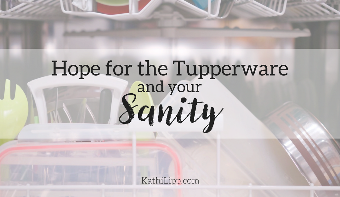 Hope for Tupperware Organization and Your Sanity