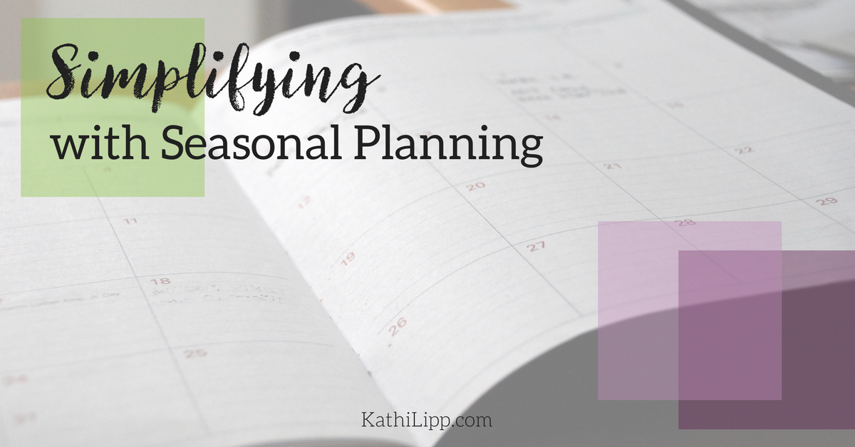 seasonal planning