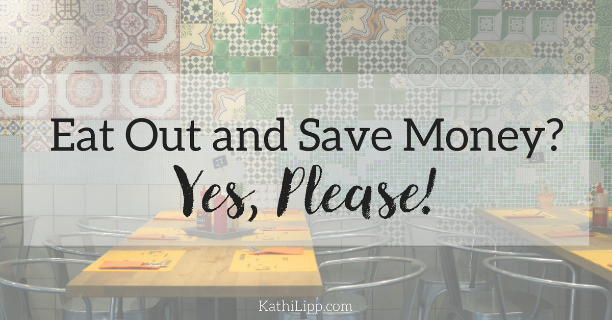 eat out and save money
