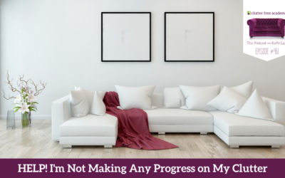 461 HELP! I’m Not Making Any Progress on My Clutter Questions with Kathi and Kelly