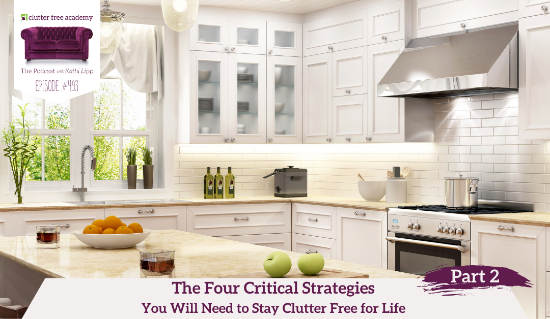 493: The Four Critical Strategies You Will Need to Stay Clutter Free for Life Part 2