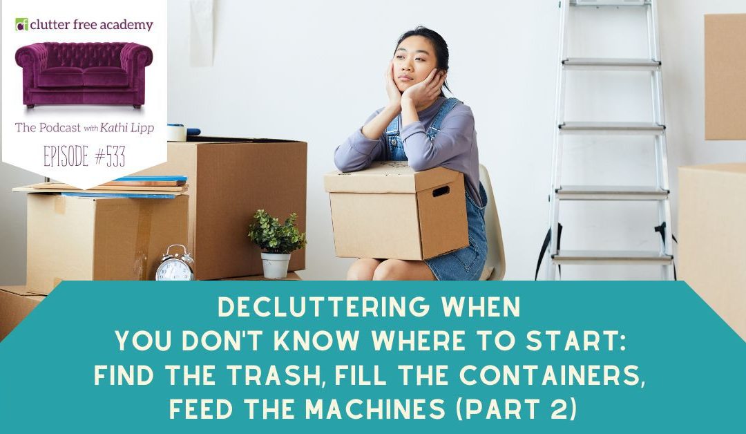 #533 Decluttering When You Don’t Know Where to Start Part 2