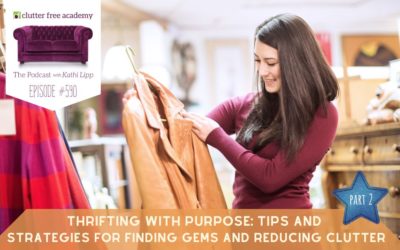 #590 Thrifting with Purpose: Tips and Strategies for Finding Gems and Reducing Clutter – Part 2