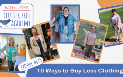 #623 – 10 Ways to Buy Less Clothing